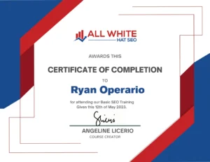 All White Hat SEO - Basic Course